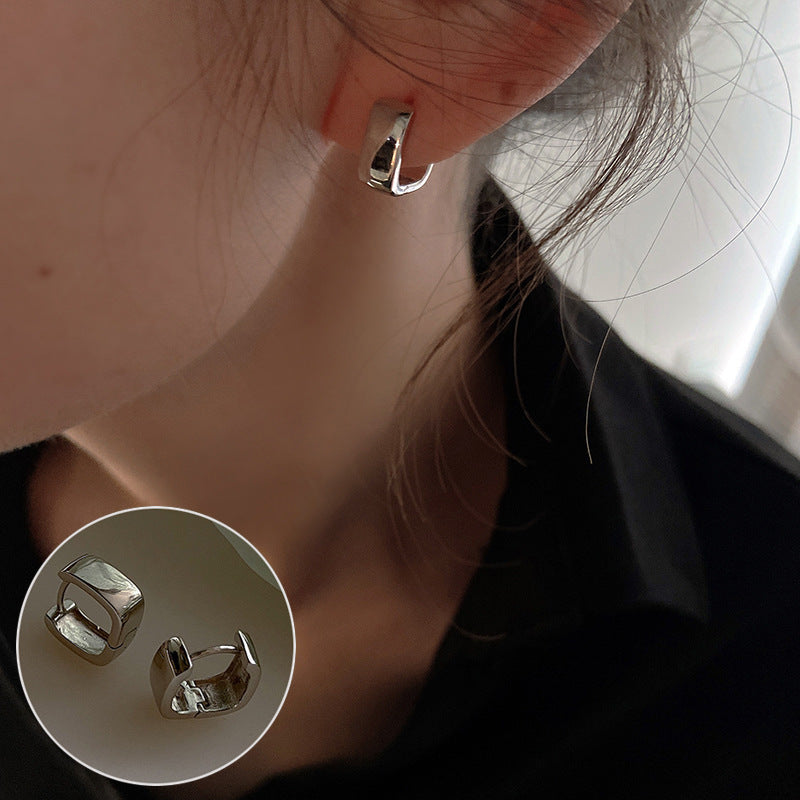 925 Silver Personality Lava Stud Earrings For Women-Jewearrings