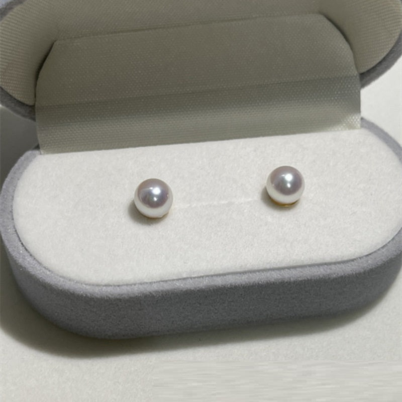 Women's Fashion White Pearl Earrings-Jewearrings