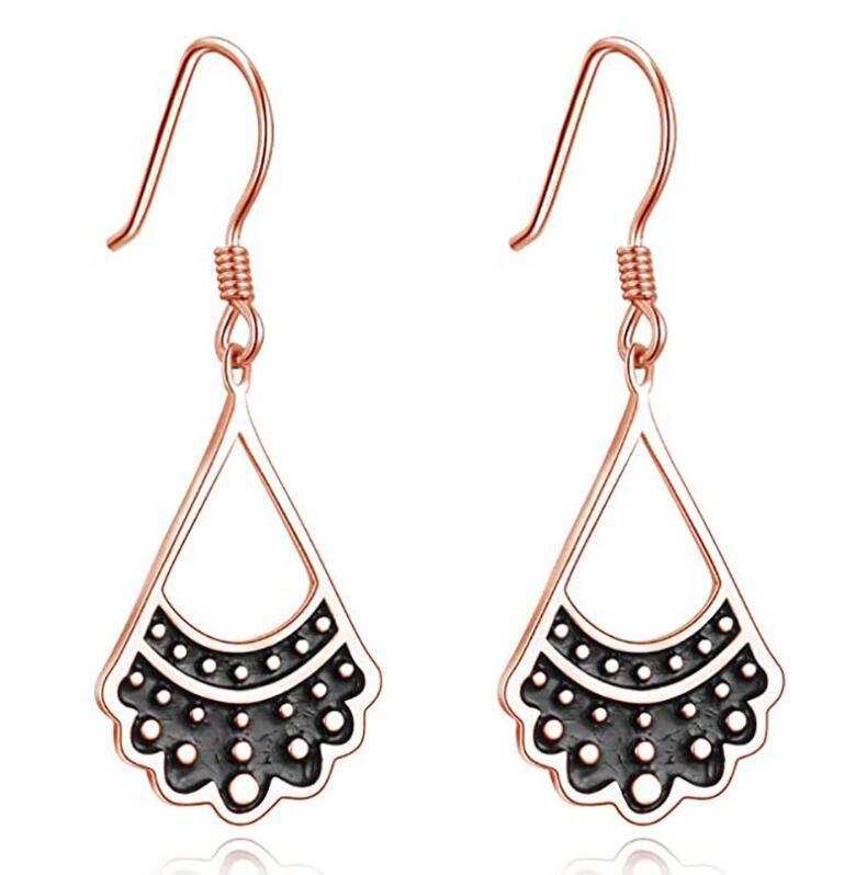 Drop oil alloy stud earrings-Jewearrings