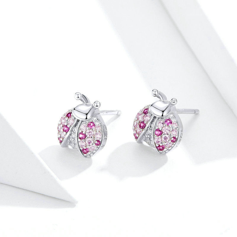 S925 Sterling Silver Earrings Temperament Female Earrings-Jewearrings