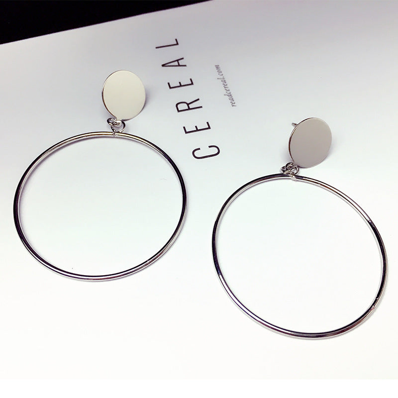 Simple hoop earrings fashion-Jewearrings