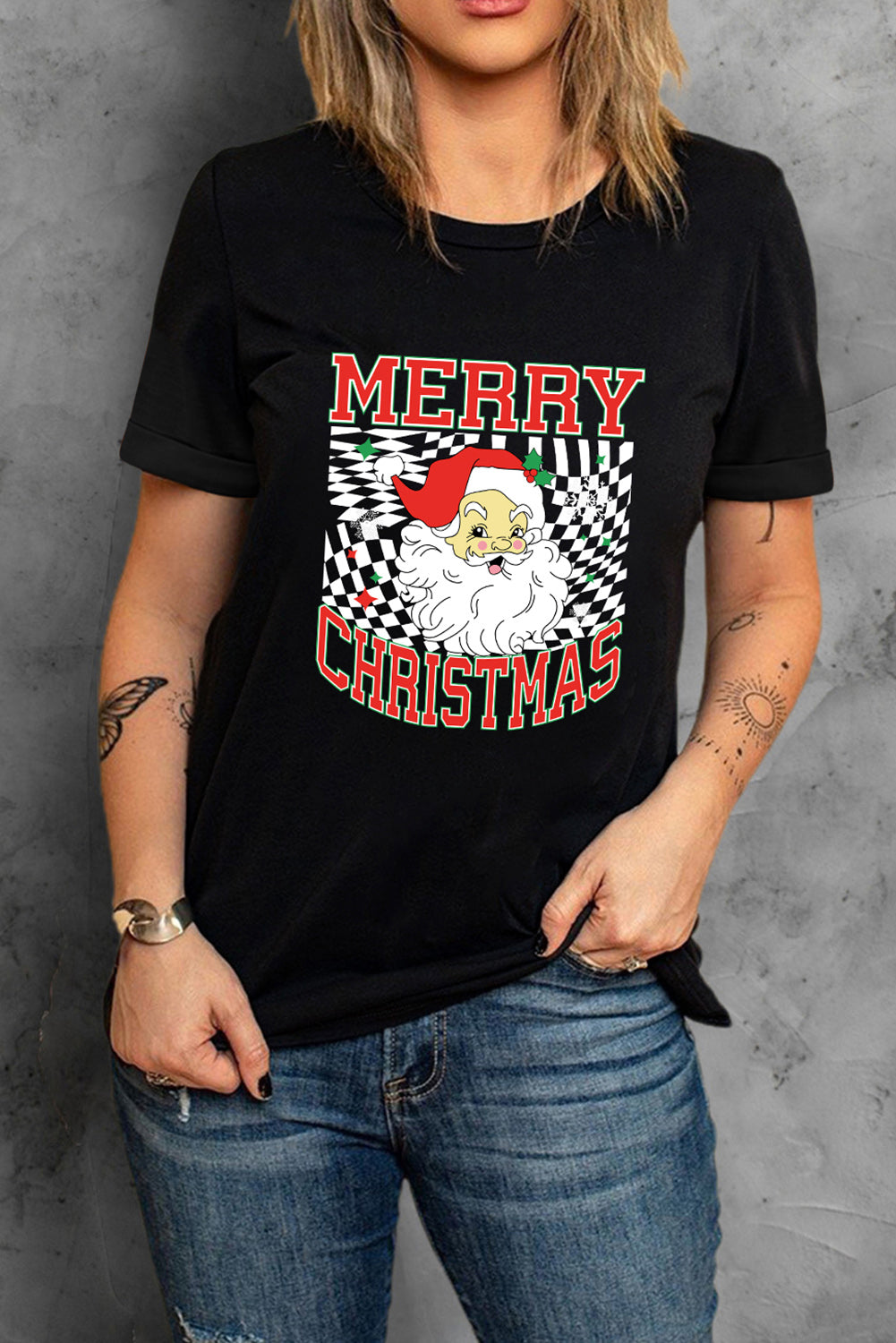 MERRY CHRISTMAS Graphic T-Shirt-Jewearrings