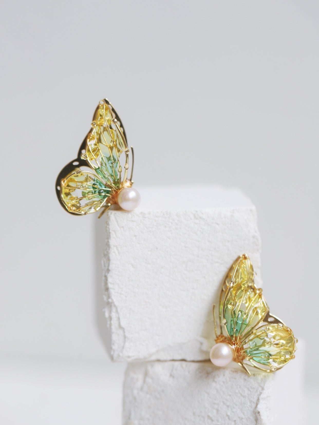 Summer New Product Butterfly Female Sterling Silver Stud Earrings-Jewearrings