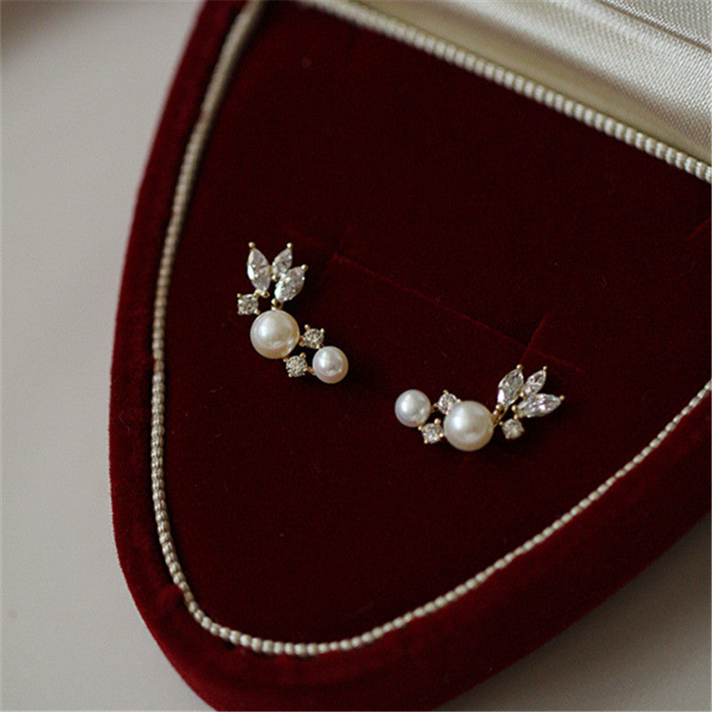 Sterling Silver Plated Stud Earrings-Jewearrings