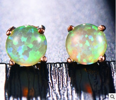 Personalized All-Match Opal Opal Fashion Earrings Earrings Female Earrings Earrings-Jewearrings