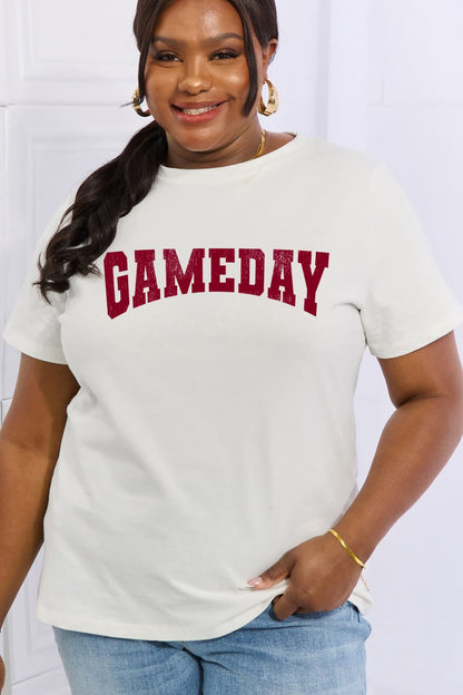 Simply Love Full Size GAMEDAY Graphic Cotton Tee-Jewearrings