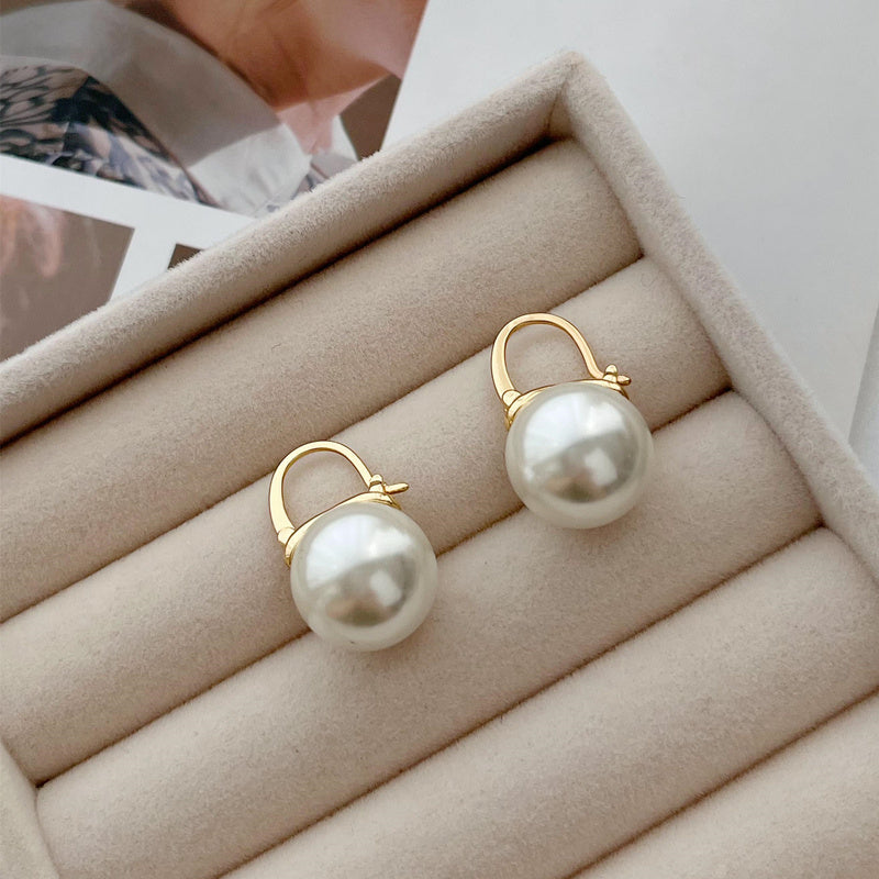 Women's Simple And Versatile Pearl Earrings-Jewearrings