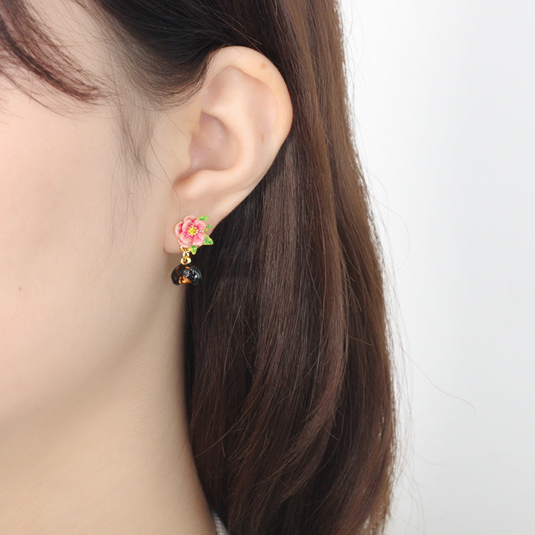 Dog ear clip temperament animal Earrings-Jewearrings