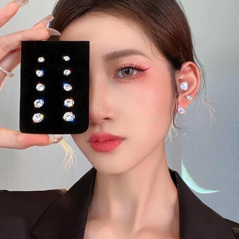 Non-pierced Magnetic Stud Earrings For Women Ear Clip-Jewearrings