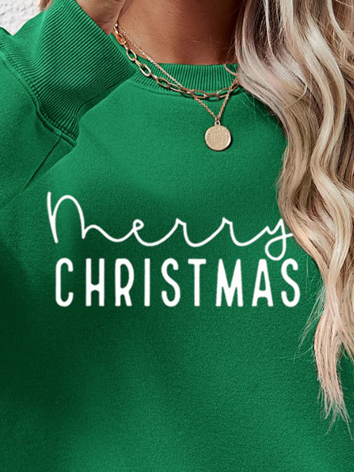 MERRY CHRISTMAS Dropped Shoulder Sweatshirt-Jewearrings