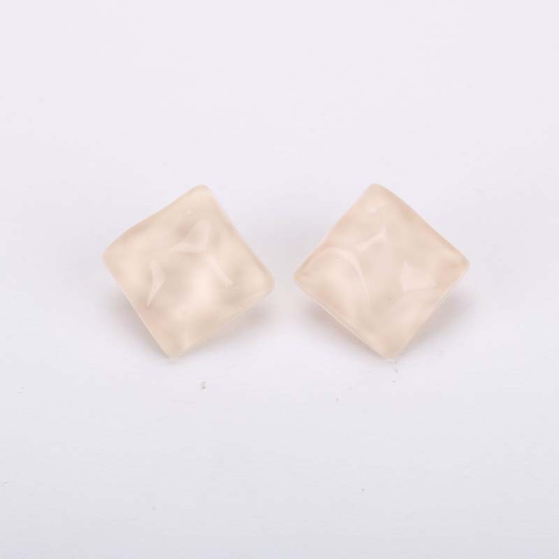 Silver Needle New Geometric Irregular Stud Earrings Dongdaemun-Jewearrings