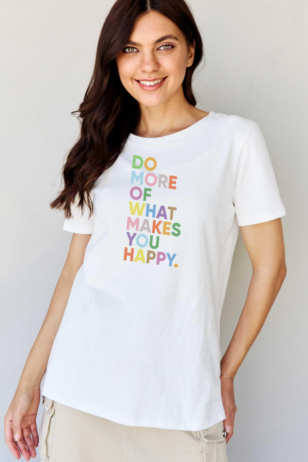 Simply Love Full Size Slogan Graphic T-Shirt-Jewearrings