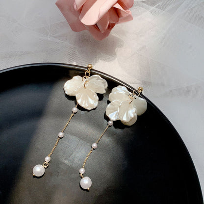 Simple And Versatile Pearl Earrings Female-Jewearrings