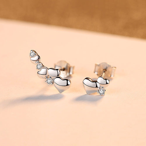 S925 Sterling Silver Stud Earrings-Jewearrings