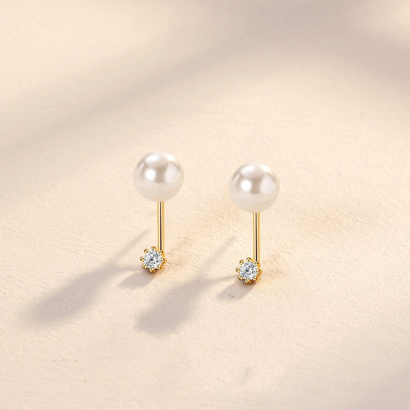 Sterling Silver Vintage Pearl Earrings-Jewearrings