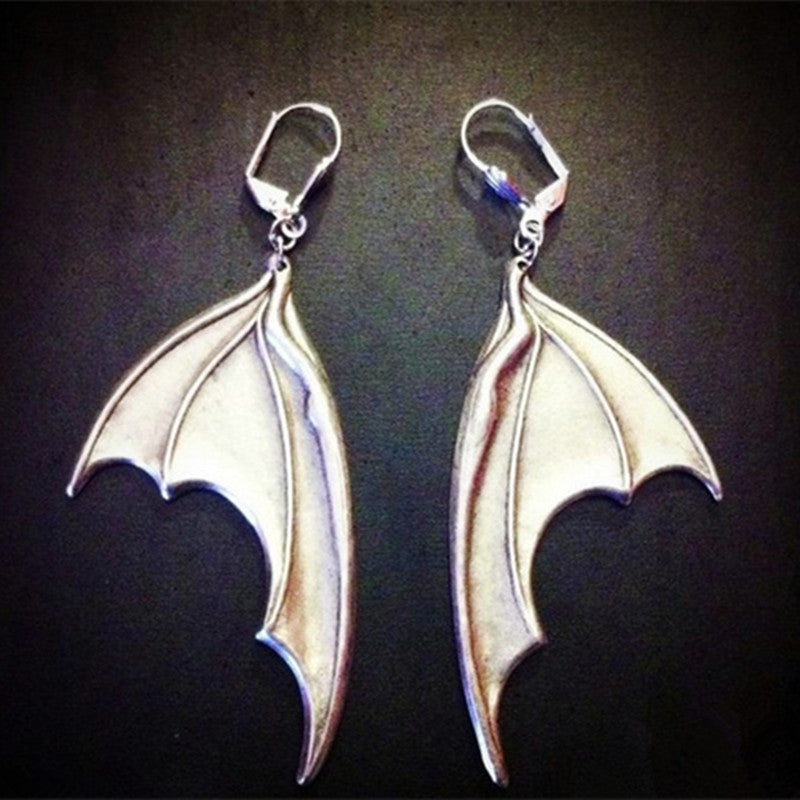 Bat Earrings Vampire Wings-Jewearrings