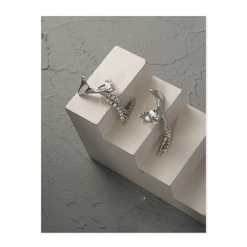 Exquisite Ear Bone Clip Niche Design Fashion Earrings-Jewearrings