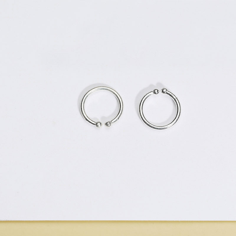 Simple Ear Bone Clip 925 Sterling Silver Earrings For Women-Jewearrings