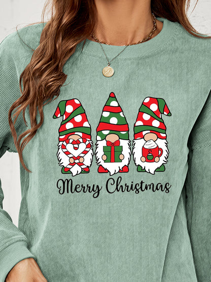 MERRY CHRISTMAS Graphic Sweatshirt-Jewearrings