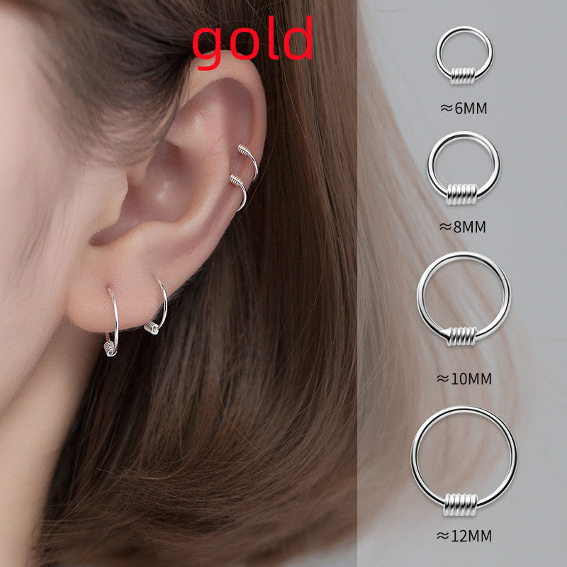 Women's Korean Style Fashion Personality Silver Earrings-Jewearrings