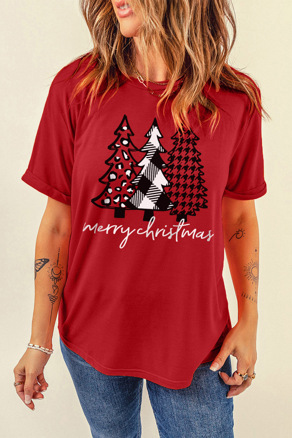 MERRY CHRISTMAS Graphic T-Shirt-Jewearrings