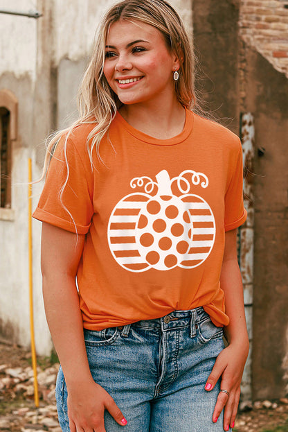 Graphic Round Neck T-Shirt-Jewearrings