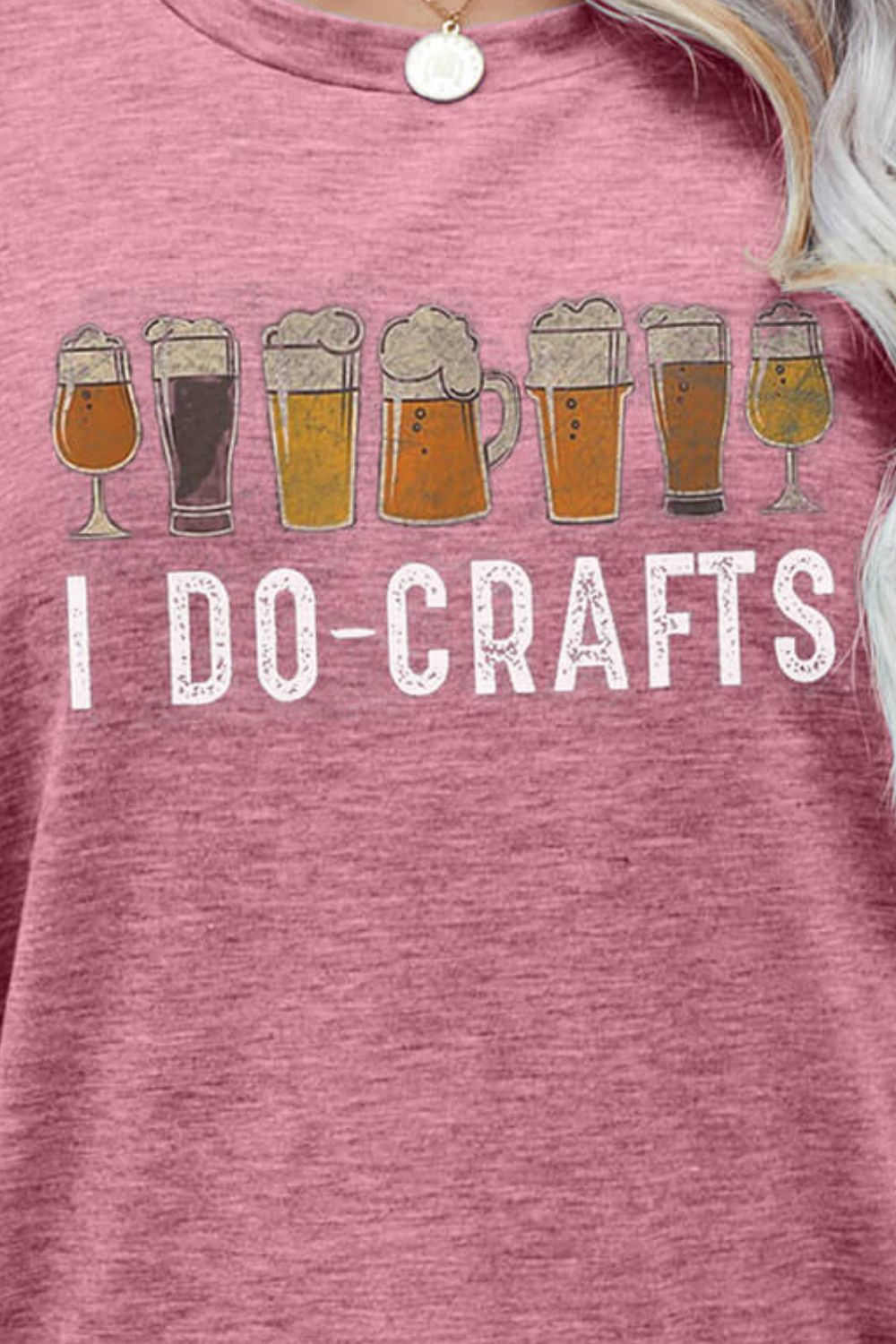 I DO CRAFTS Round Neck T-Shirt-Jewearrings