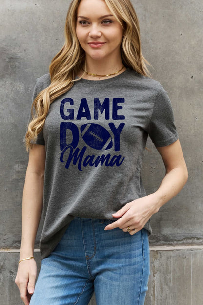 Simply Love Full Size GAMEDAY MAMA Graphic Cotton Tee-Jewearrings