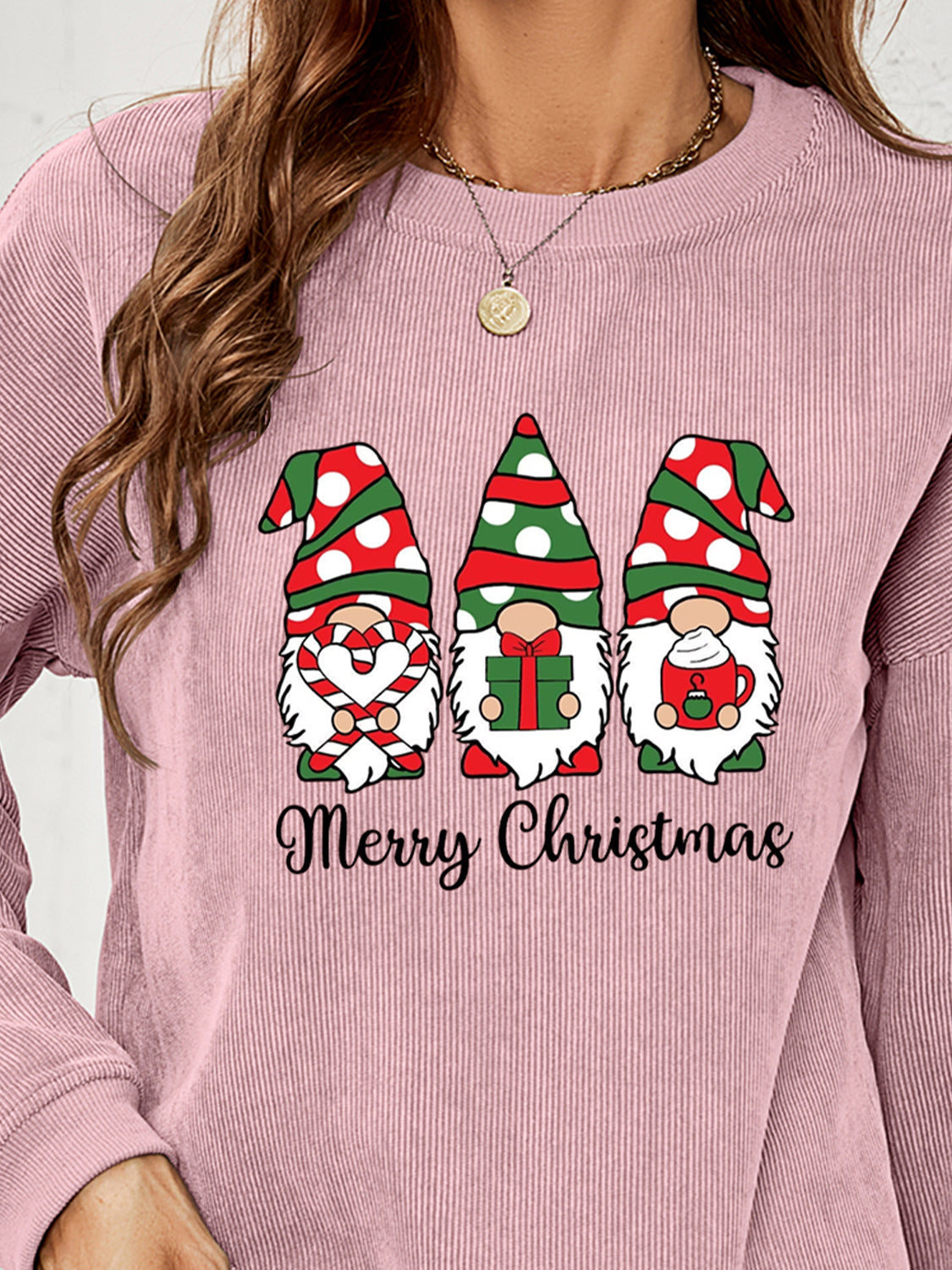 MERRY CHRISTMAS Graphic Sweatshirt-Jewearrings