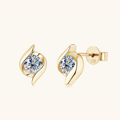 Affordable Luxury Fashion High-grade Moissanite Stud Earrings For Women-Jewearrings