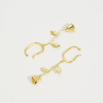 Fancy Non-hole Ear Clip Celebrity Light Luxury Cold Wind Earrings-Jewearrings