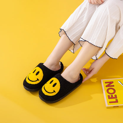 Melody Smiley Face Slippers-Jewearrings