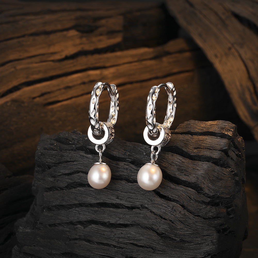 S925 Sterling Silver Water Pearl Earrings-Jewearrings