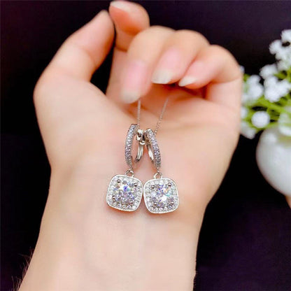 Women's Fashion Personality Moissanite Stud Earrings-Jewearrings