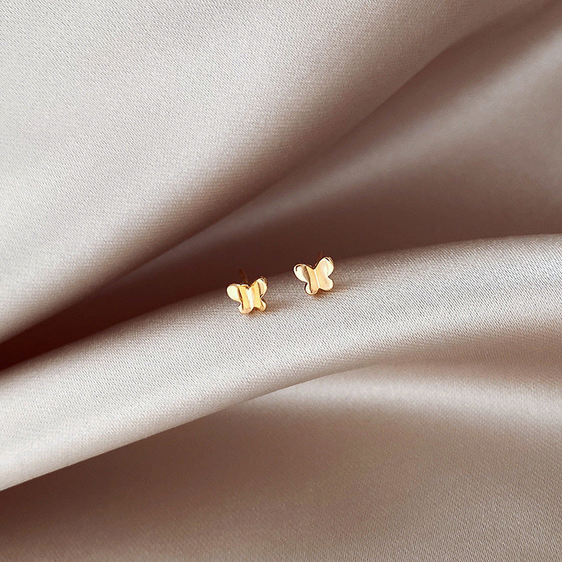 925 Silver Needle Stud Earrings Female Korean Small And Fashionable Fashion-Jewearrings