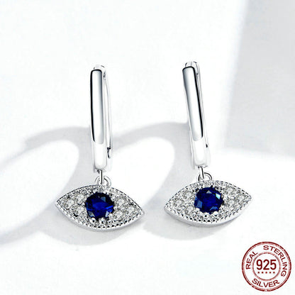 Women's Fashionable Simple Earrings In Sterling Silver-Jewearrings