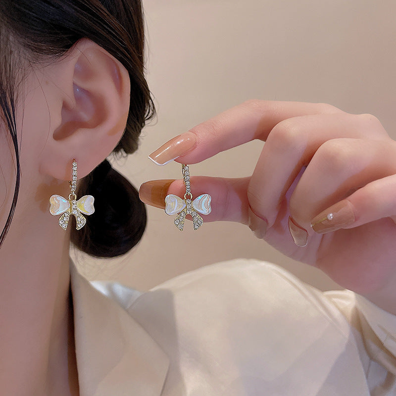 Women's Fashion Fancy Bow Sweet Earrings-Jewearrings