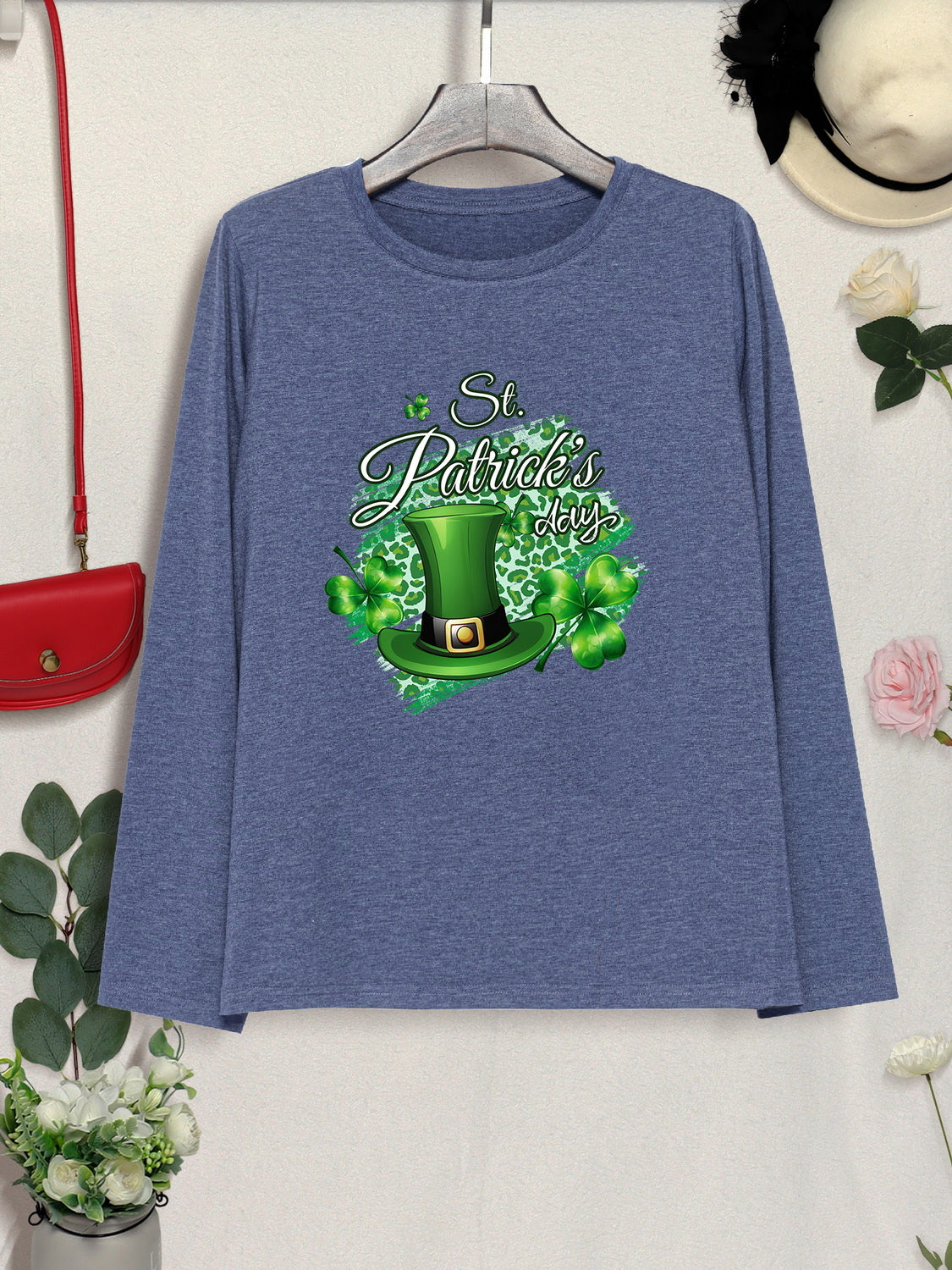 ST. PATRICK'S DAY Round Neck T-Shirt-Jewearrings