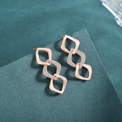 Hanyi Cross-border Wholesale Sterling Silver Stud Earrings-Jewearrings