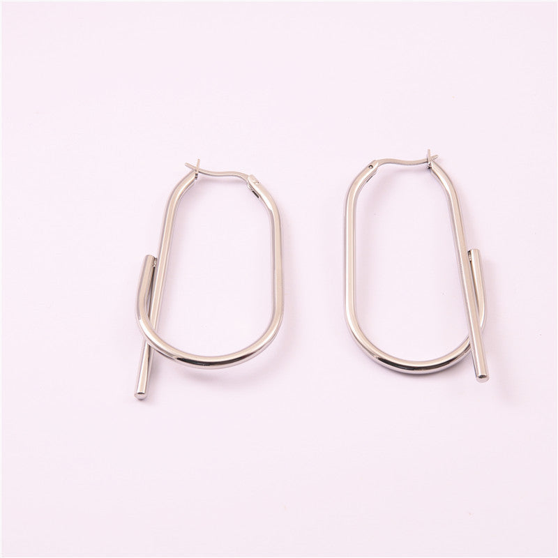 Staggered hoop earrings-Jewearrings