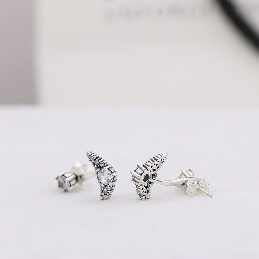 Women's Sterling Silver Earrings Small Minority Design Simple Fairy Tale-Jewearrings