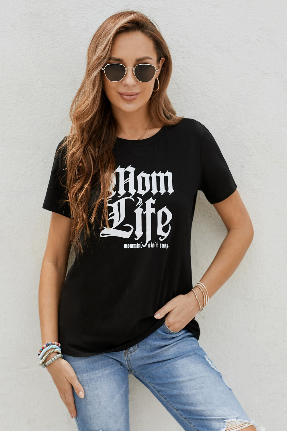 Mom Life Tee-Jewearrings