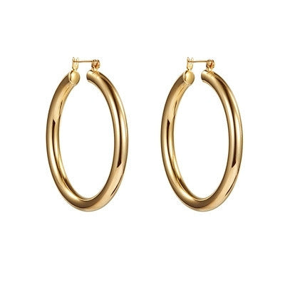 Ring hoop earrings-Jewearrings