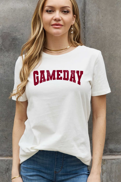 Simply Love Full Size GAMEDAY Graphic Cotton Tee-Jewearrings