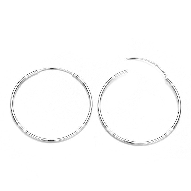 Stainless Steel Ear Hoop 316L Simple Gold-Plated Earrings-Jewearrings