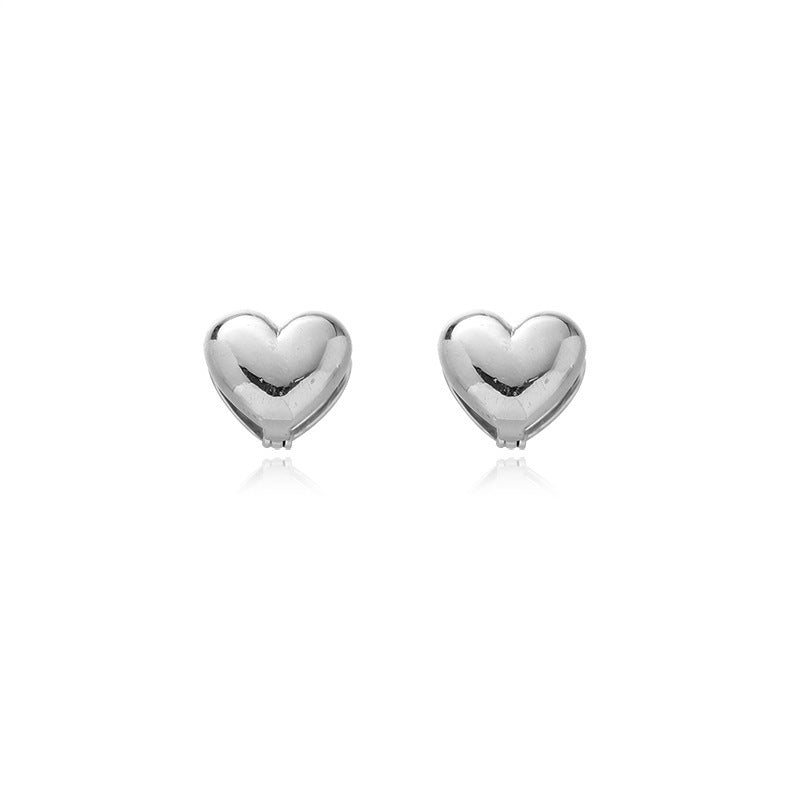 Three-dimensional Love Ear Clip Female Fashion Sweet Personalized Earrings-Jewearrings