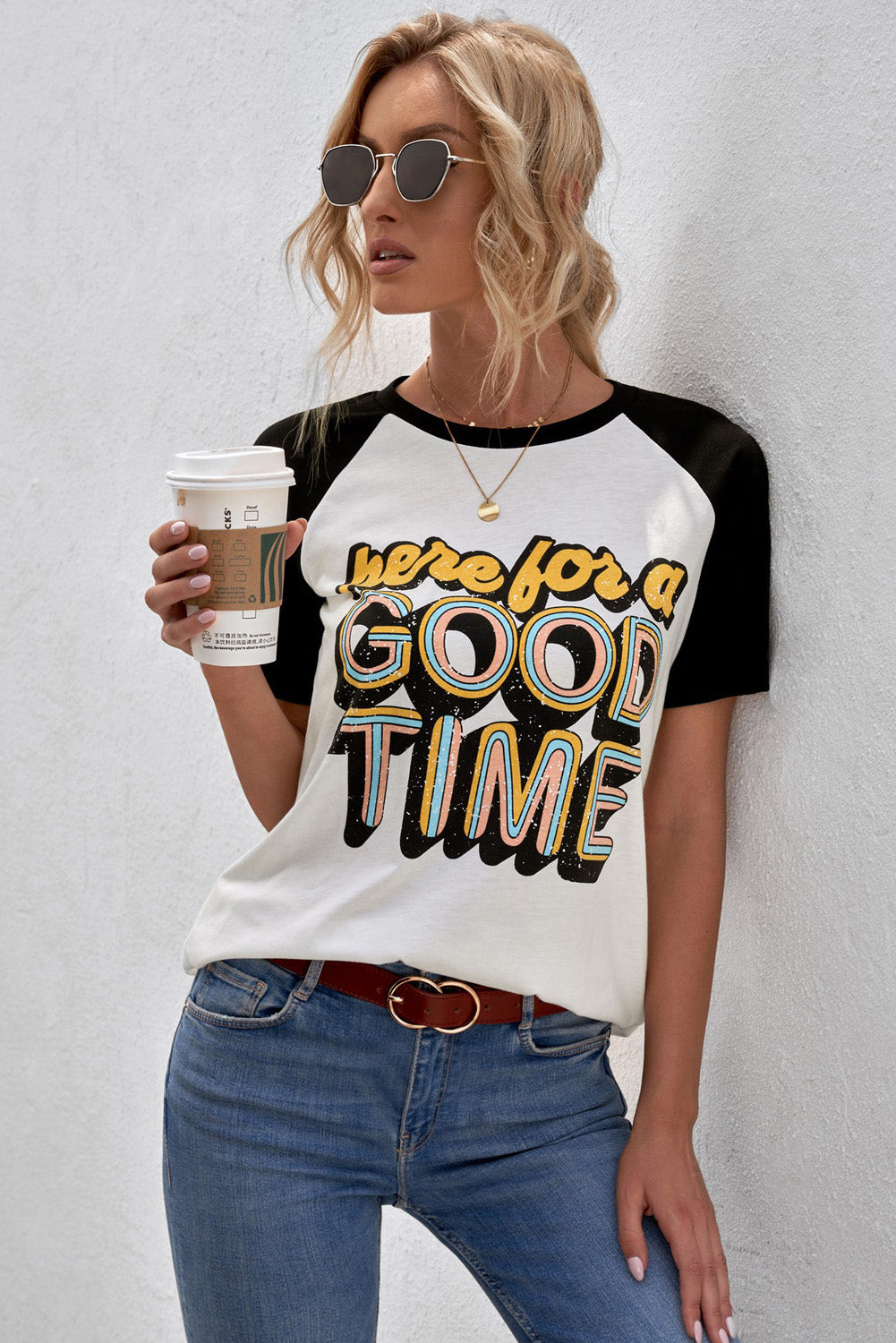 HERE FOR A GOOD TIME Tee Shirt-Jewearrings