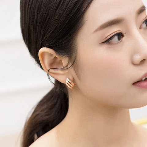 No piercing and painless clip earrings-Jewearrings