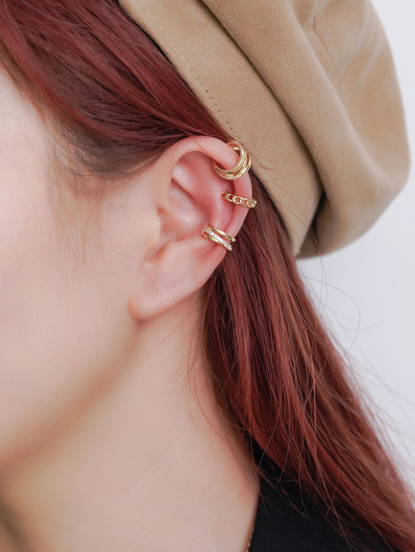 Women's Earrings Have Irregular Personality Knot Ear Clip-Jewearrings