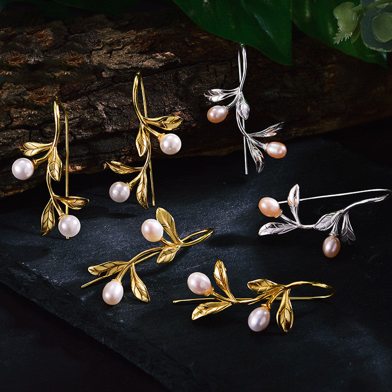 Moye Dew Natural Pearl Earrings-Jewearrings